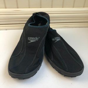 Speedo Sport Black Beachy Coastal Slip-on Water Shoes Island Vacation